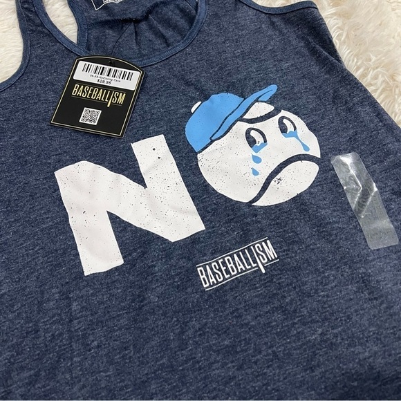 Baseballism NO CRYING Women’s Tank retired NWT XS - Picture 3 of 9